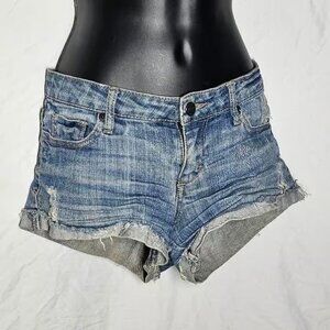 Vintage y2k forever 21 denim micro low rise shorts